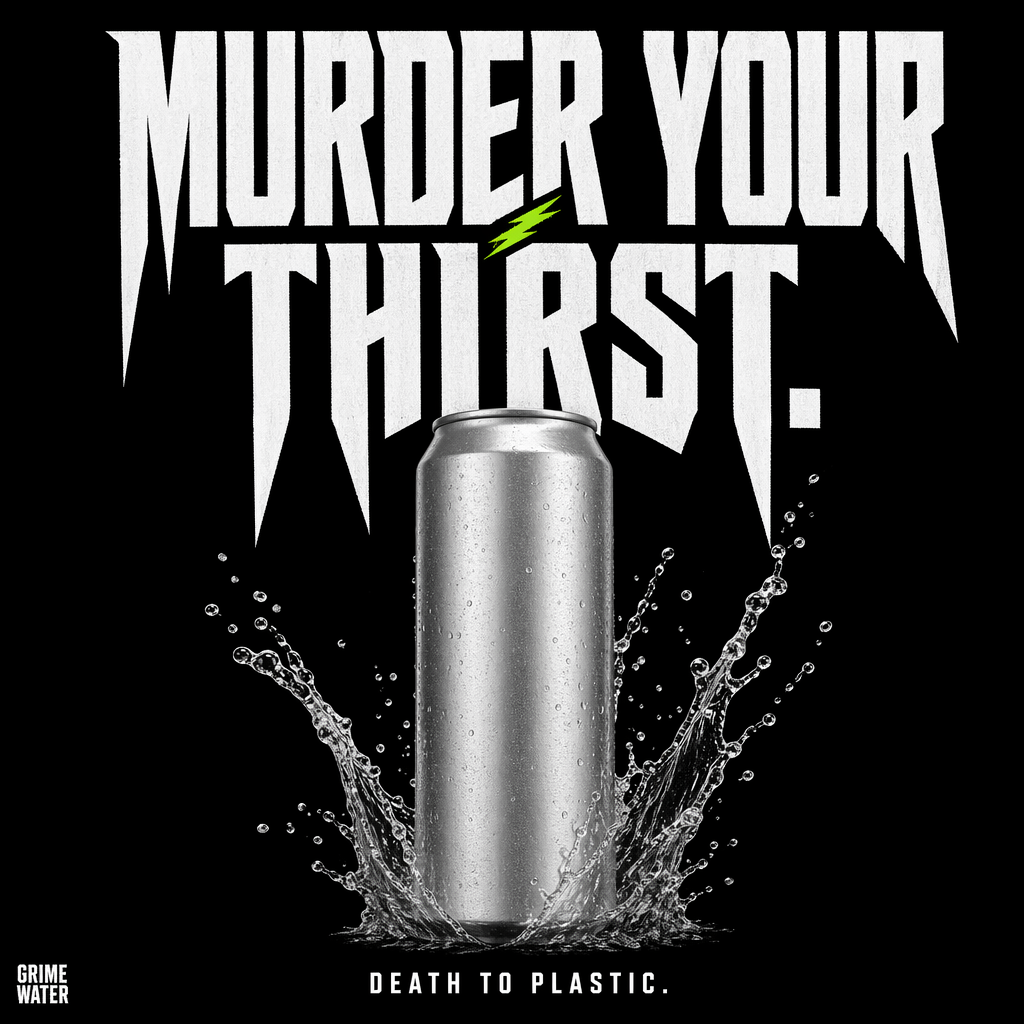 Grime Water — Murder your thirst.
